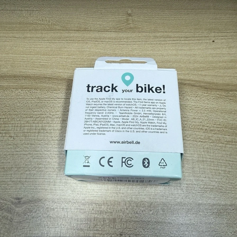 AirBell Pro Bike Bell with Apple Find My‎ Compatibility AirTag Alternative